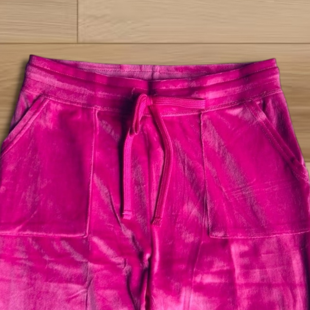 *SOLD*💎 Juicy Couture Rhinestone Logo Velvet Fleece Pants NWT - Picture 5 of 10